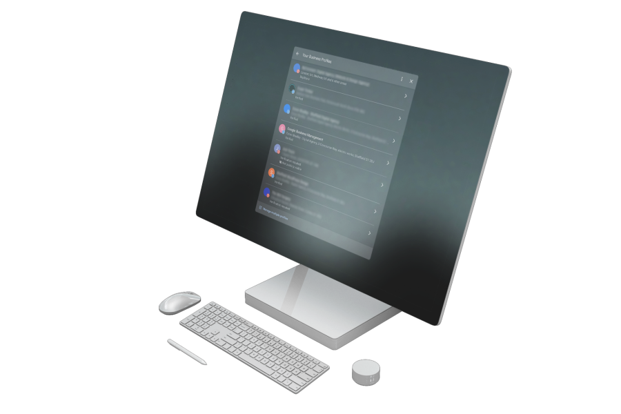 Local Management Services website navigation illustration